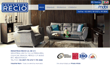 Tablet Screenshot of industriasrecio.com